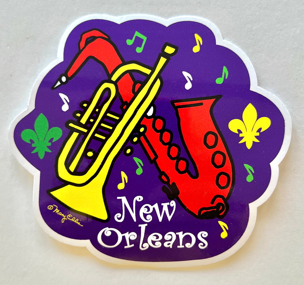 New Orleans Sticker Jazz