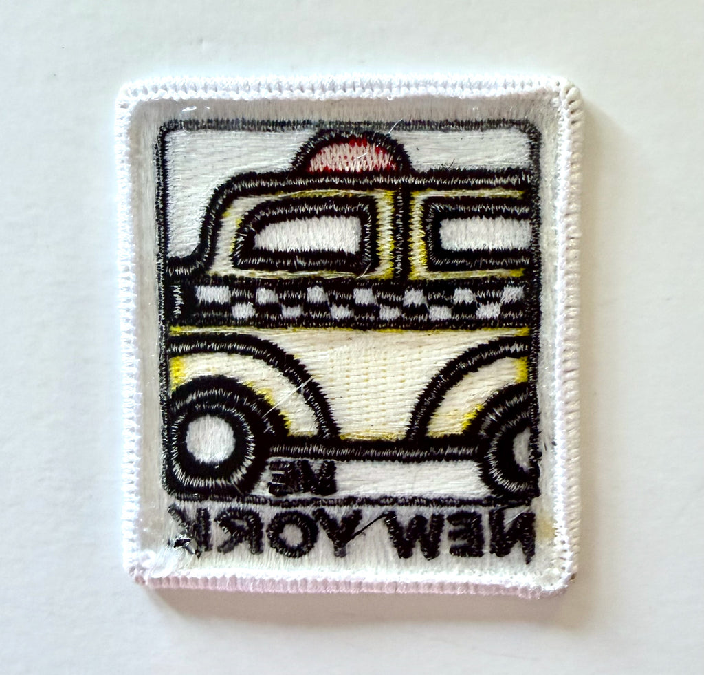 New York Taxi Iron-On Patch