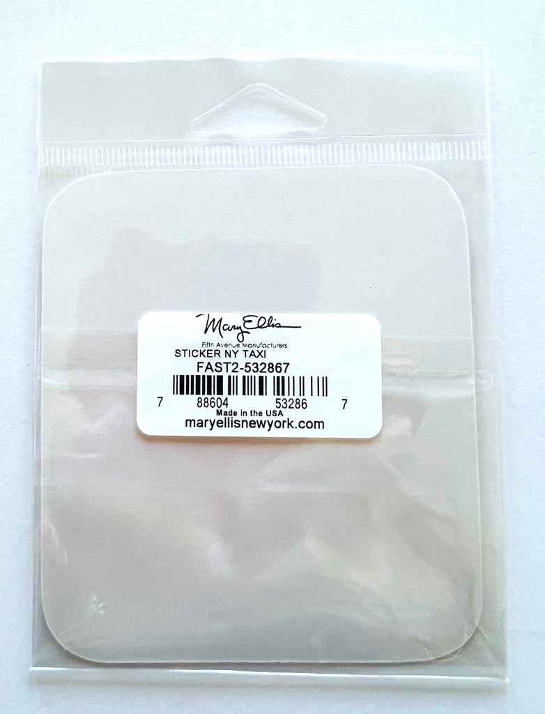 New York Giant Sticker Taxi Cab