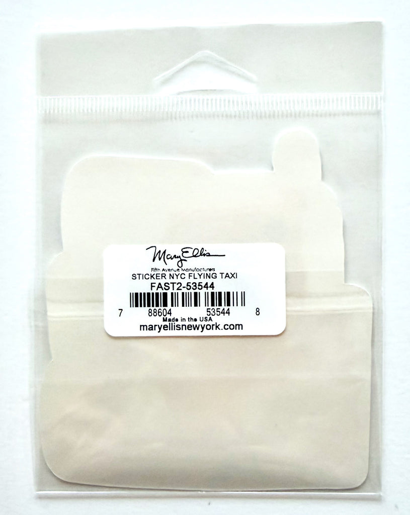 New York Flying Taxi Collage Sticker