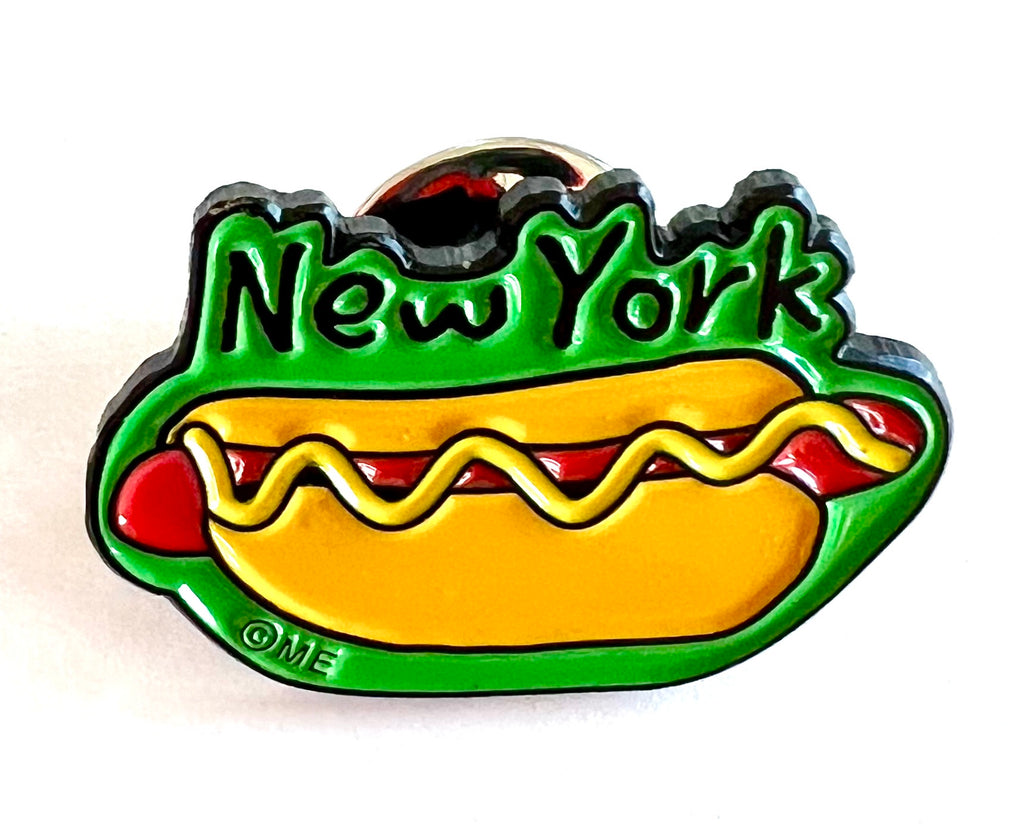 New York Hot Dog Pin