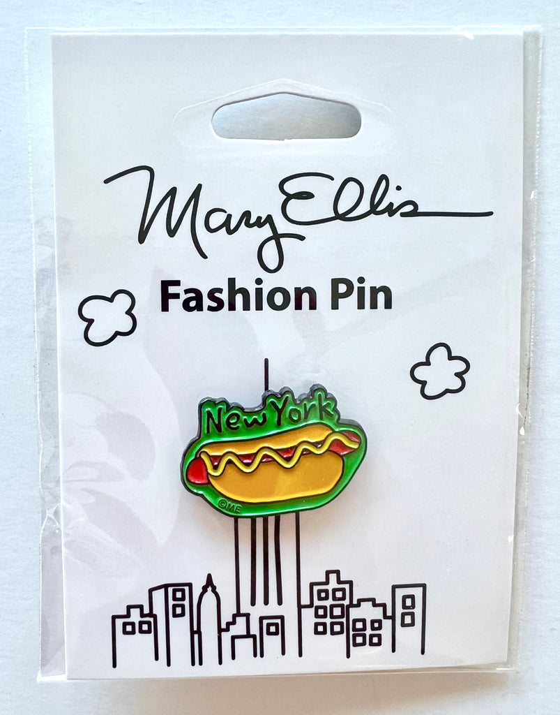 New York Hot Dog Pin