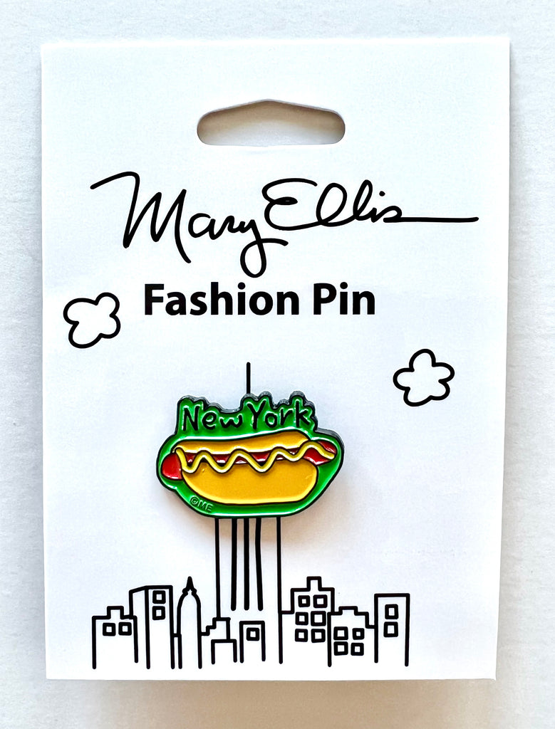 New York Hot Dog Pin