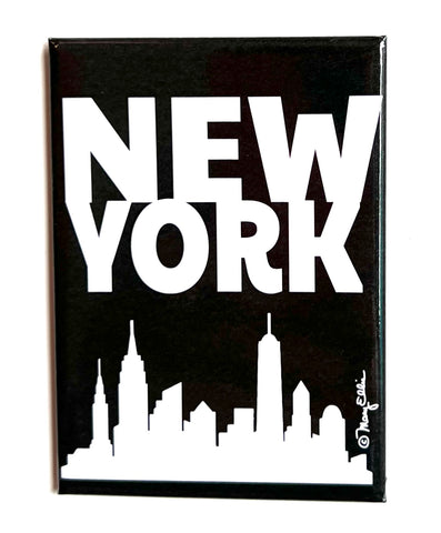 New York Magnet Silhouette