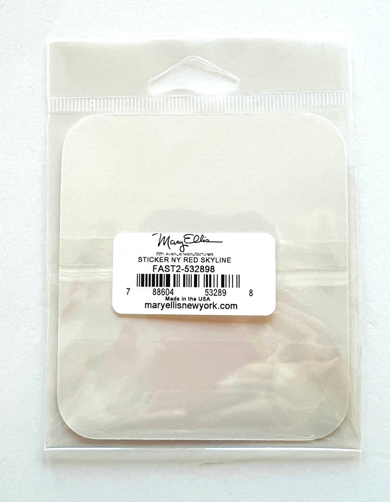 New York Giant Sticker Red Skyline