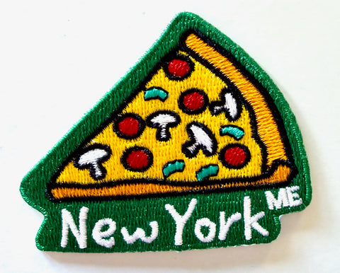 New York Pizza Iron-On Patch