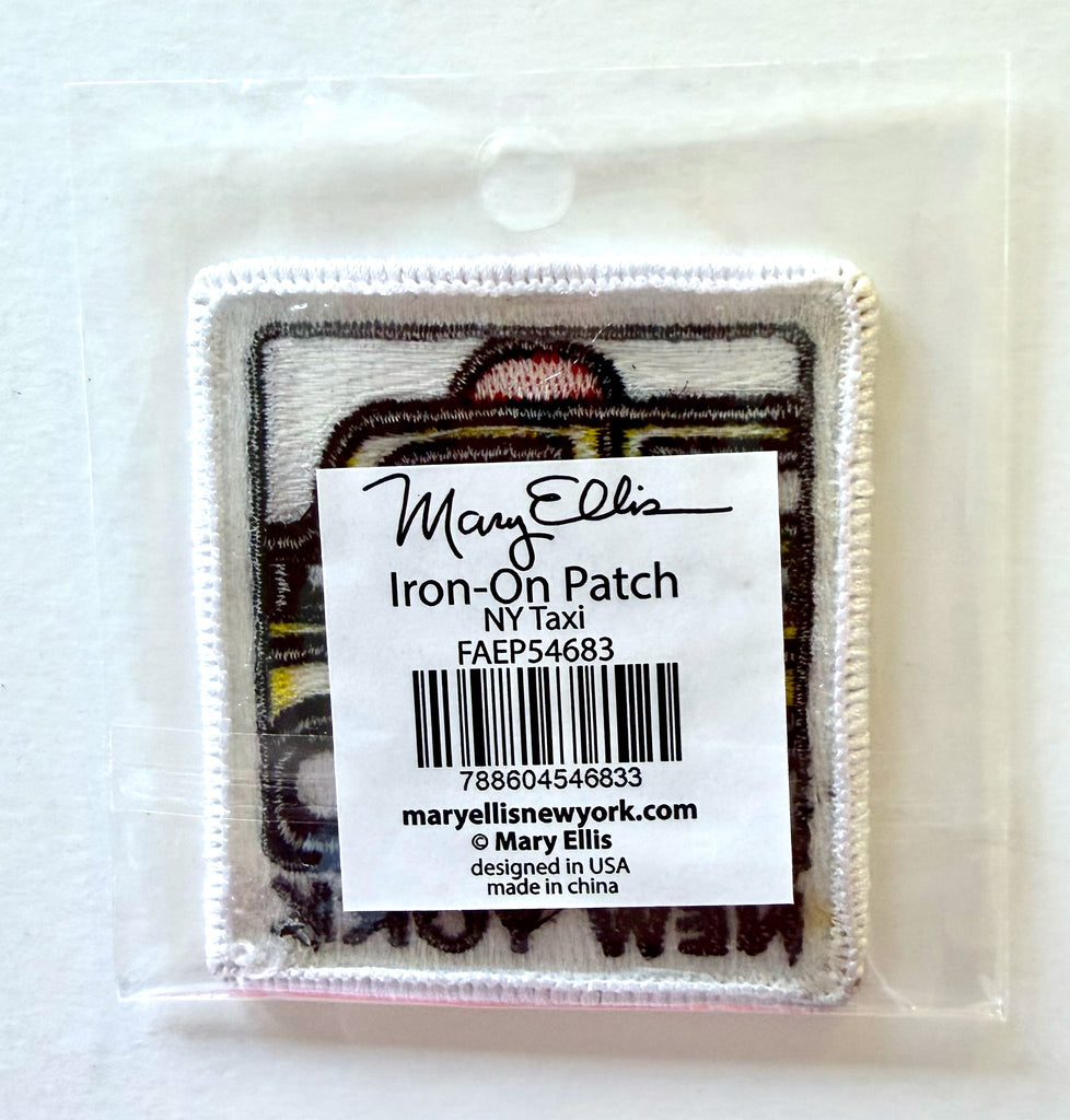 New York Taxi Iron-On Patch