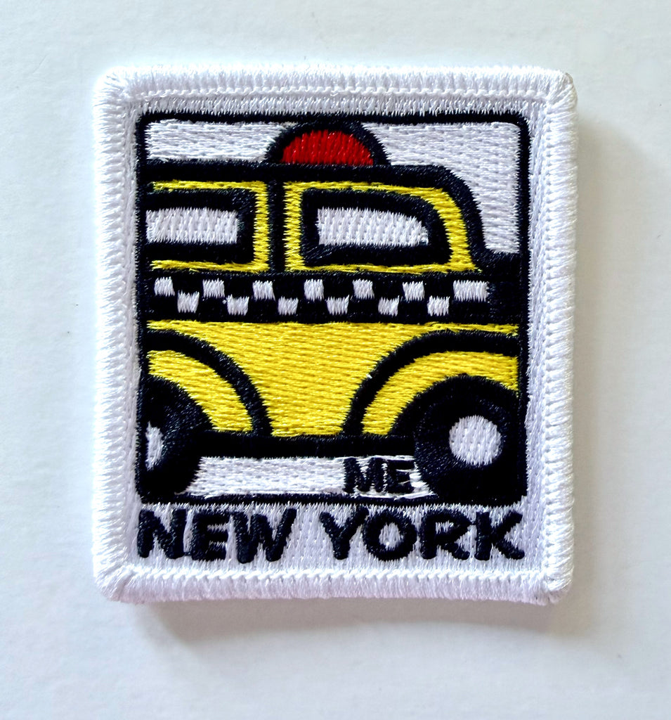 New York Taxi Iron-On Patch