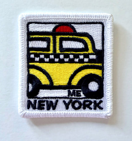 New York Taxi Iron-On Patch