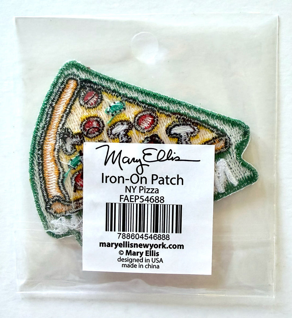New York Pizza Iron-On Patch