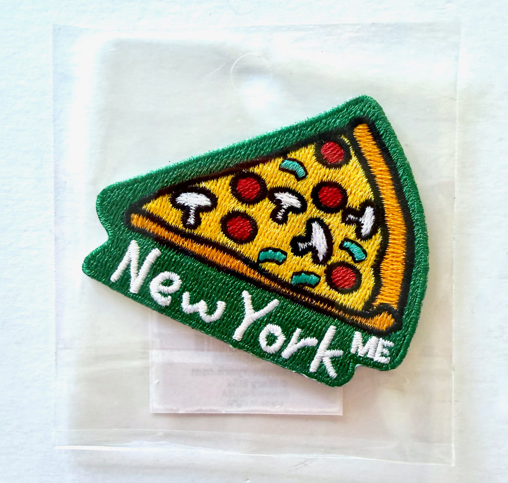 New York Pizza Iron-On Patch