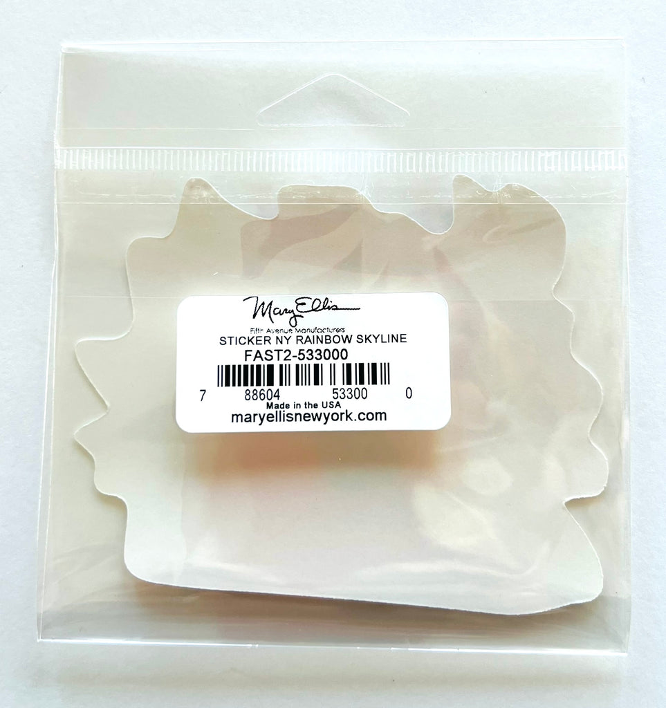 Giant Sticker New York Rainbow Pride Skyline
