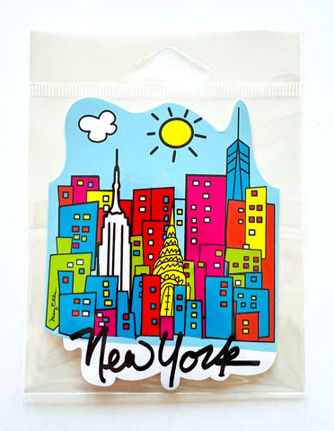 New York Giant Sticker Daytime Skyline