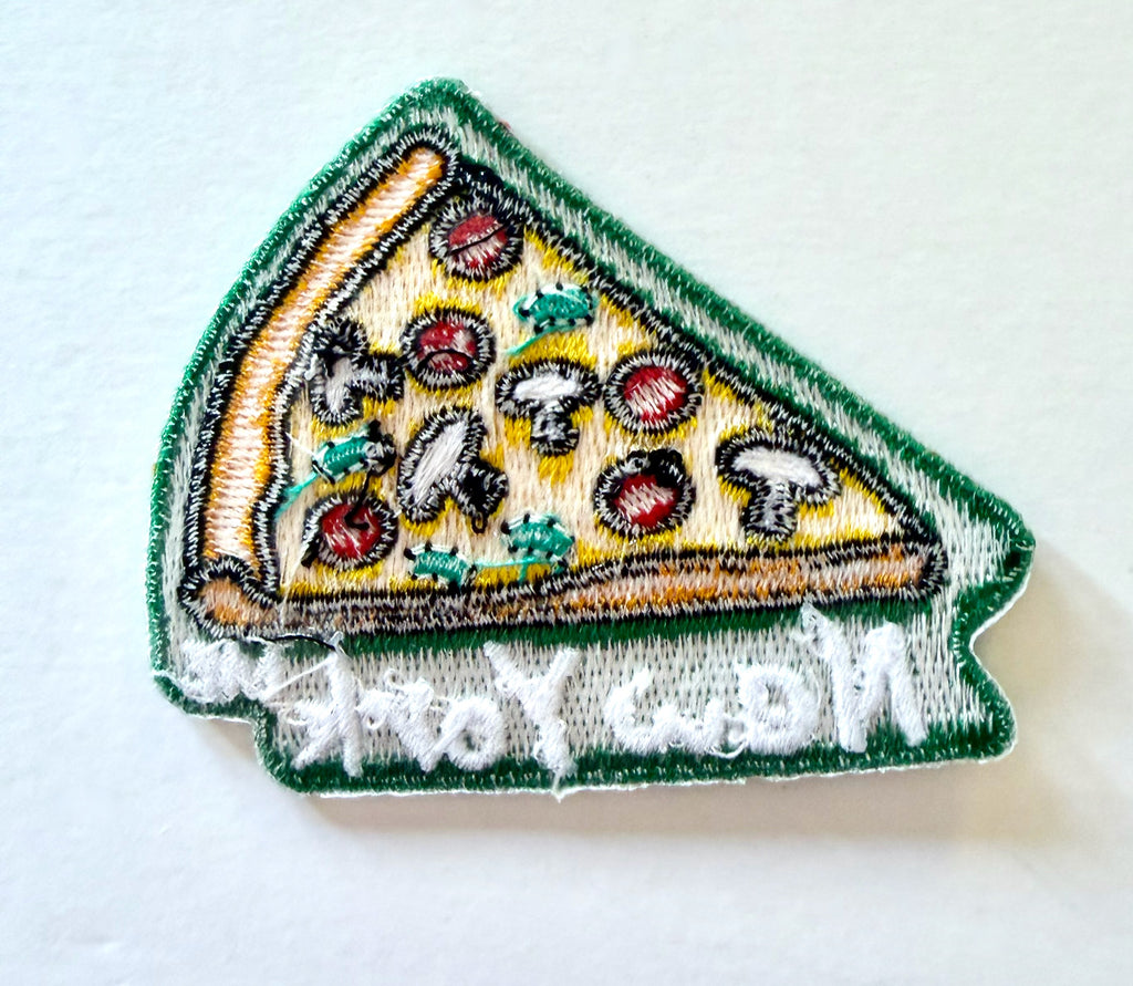 New York Pizza Iron-On Patch