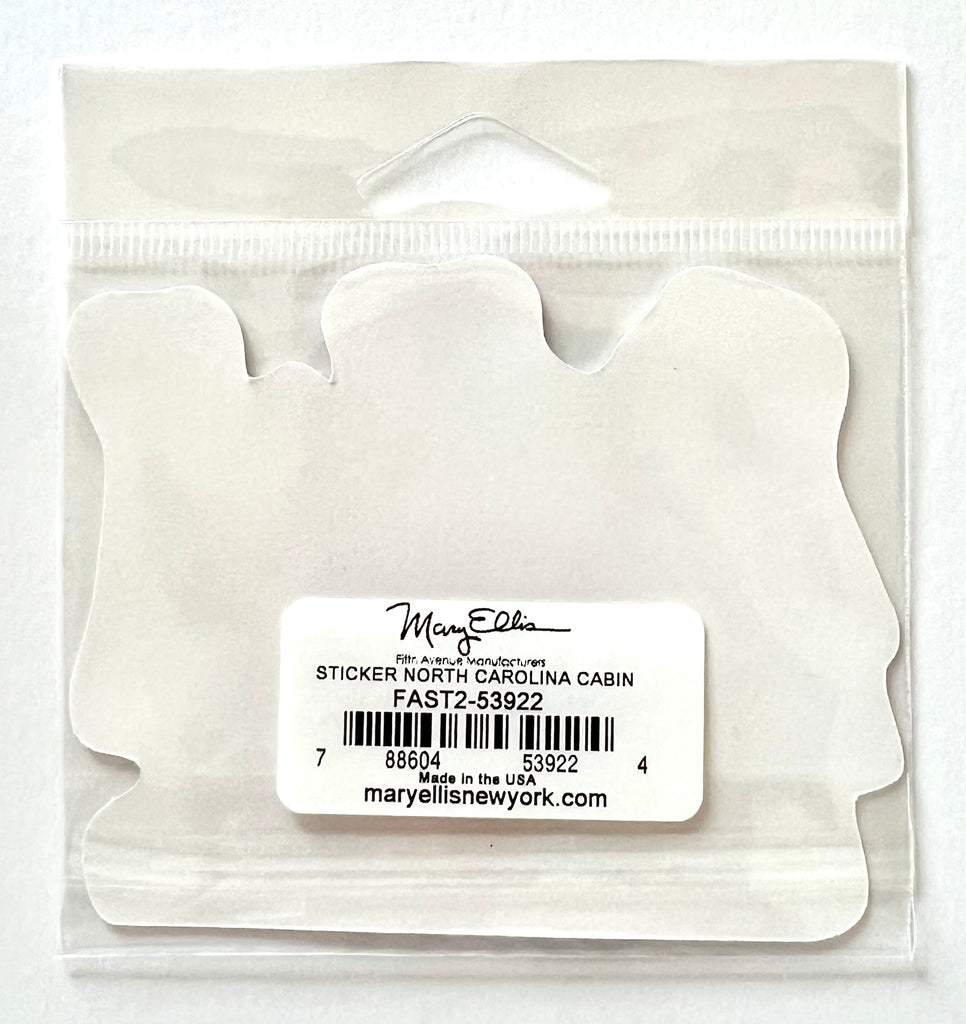 North Carolina Cabin Sticker