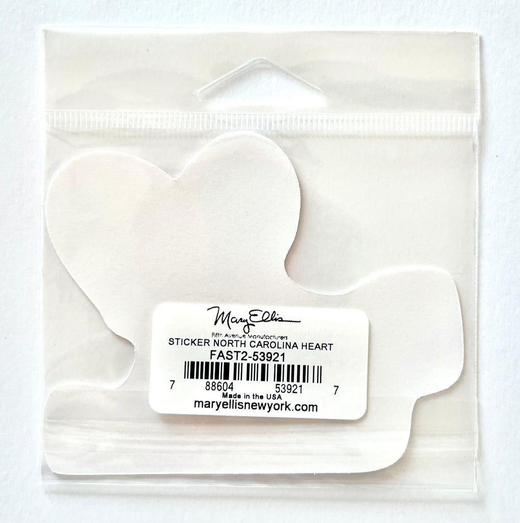 North Carolina Heart Sticker