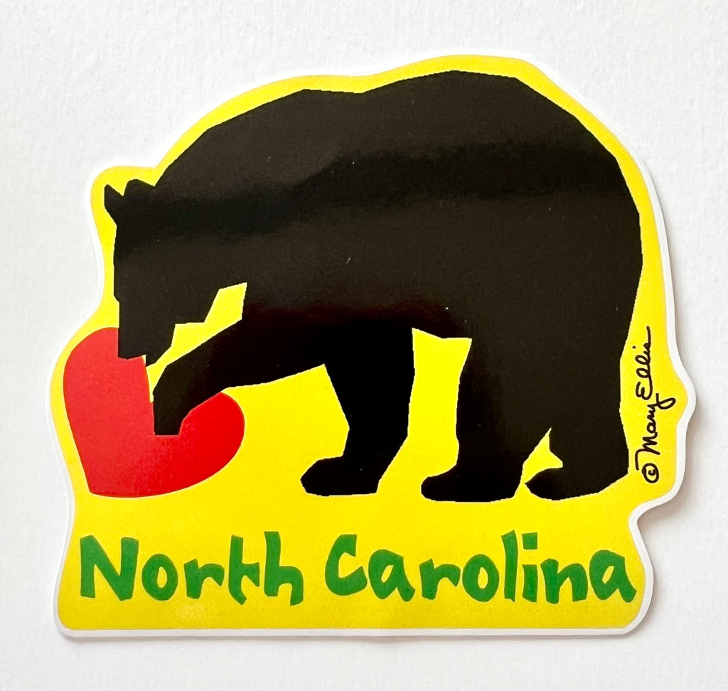 North Carolina Bear Sticker
