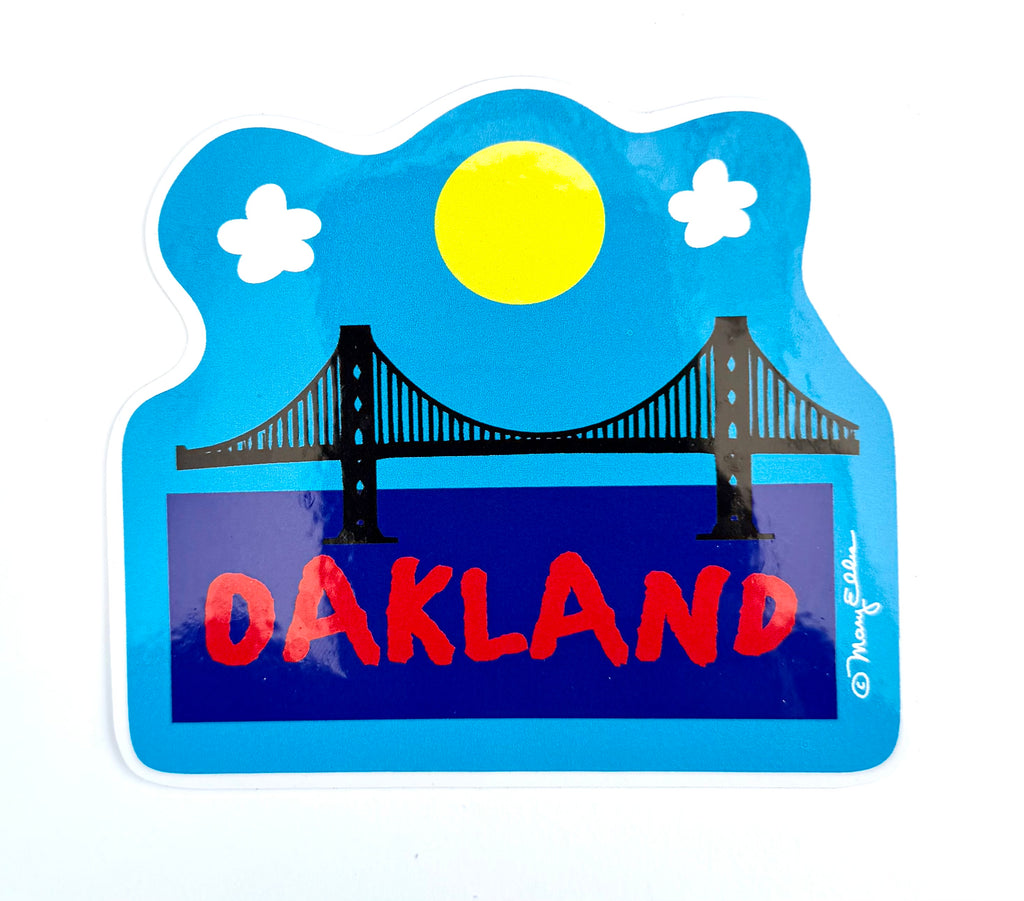 Oakland California Bridge Sticker
