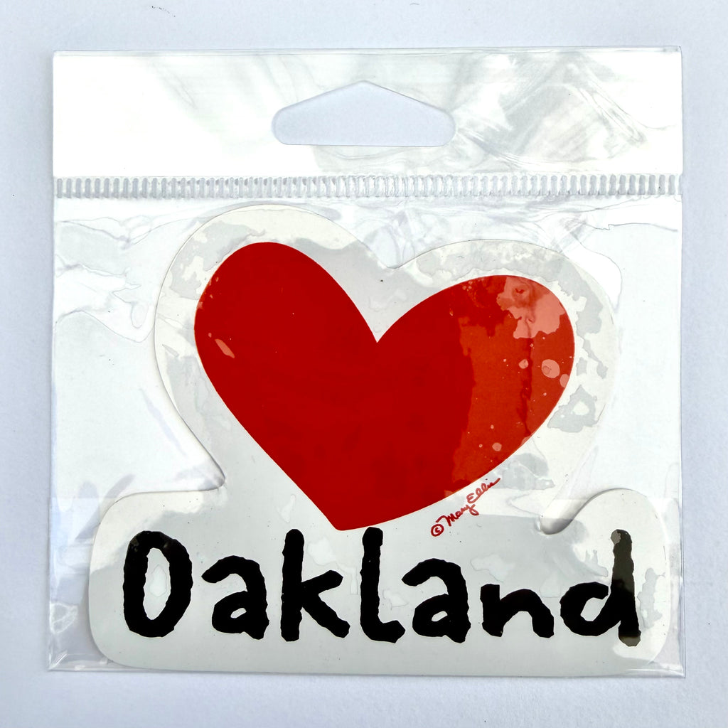Oakland California Heart Sticker