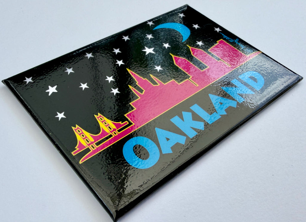 Oakland Magnet Night Skyline
