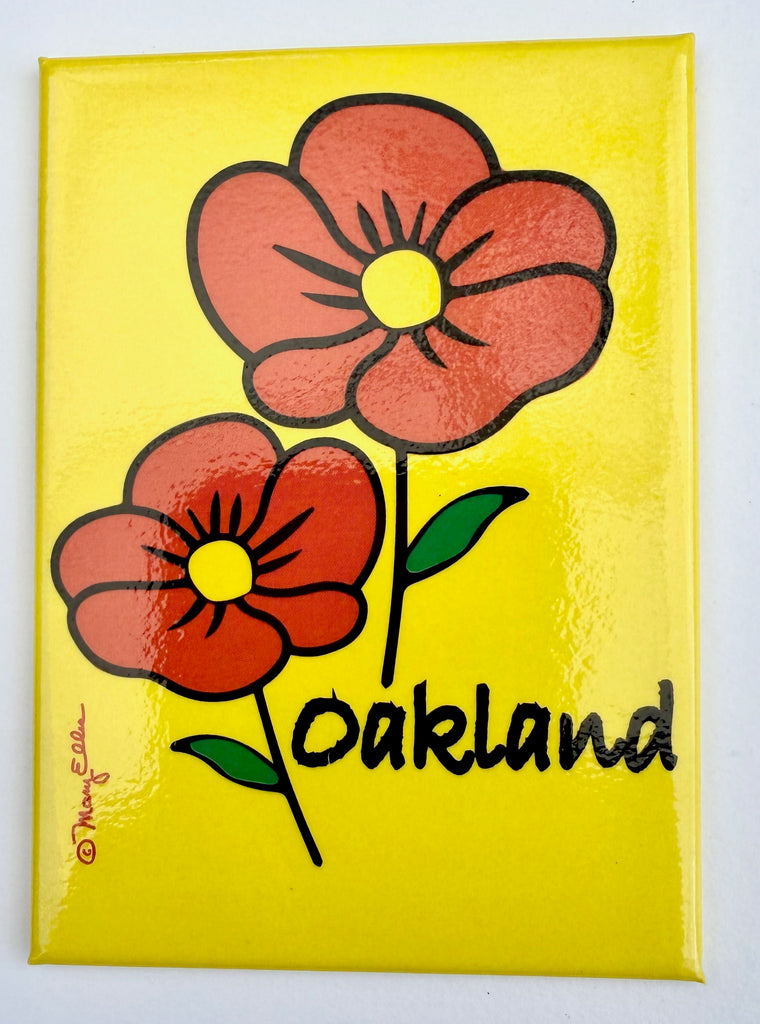 Oakland Poppies Magnet