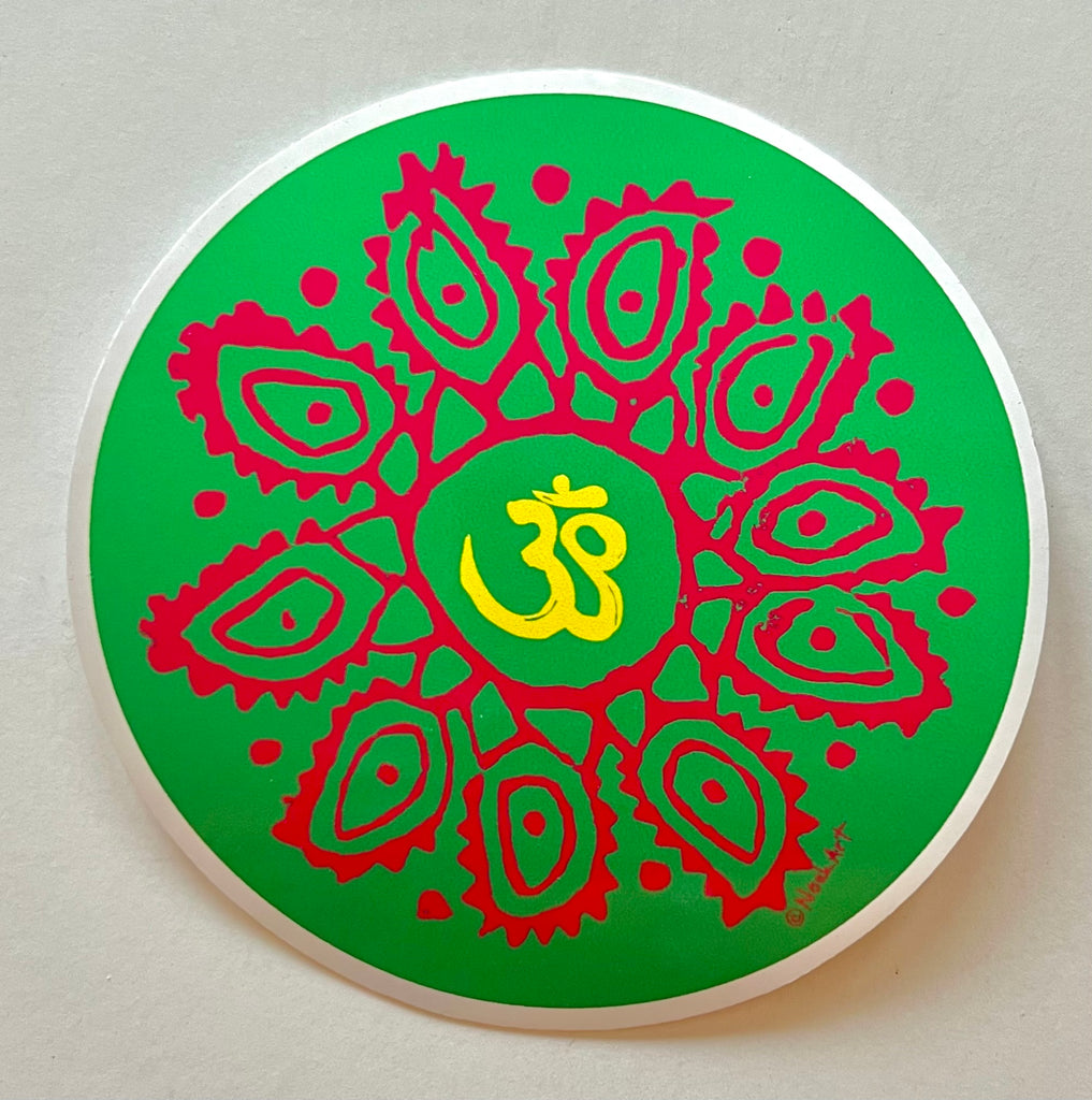 Aum Mandala Yoga Sticker