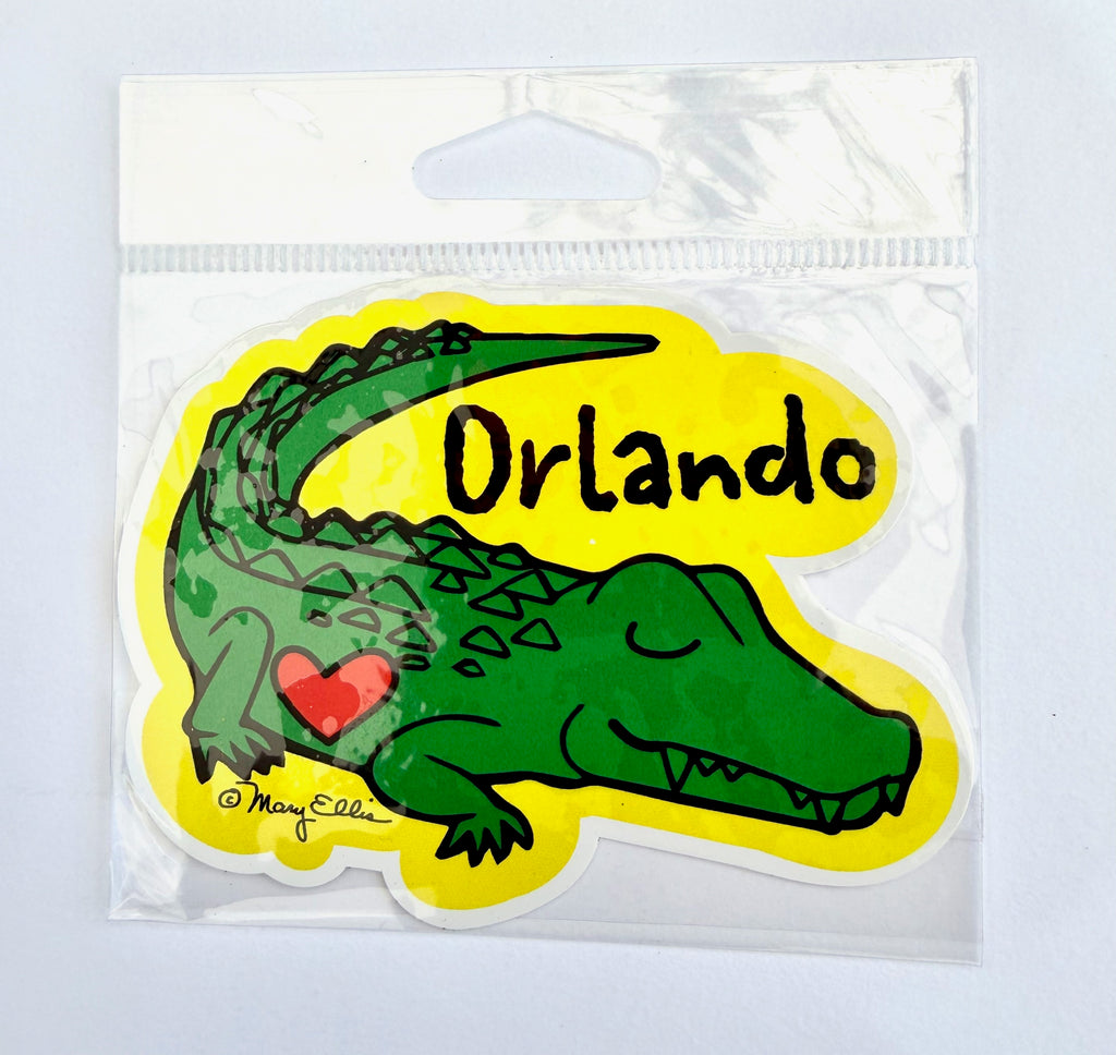 Orlando Florida Alligator Sticker