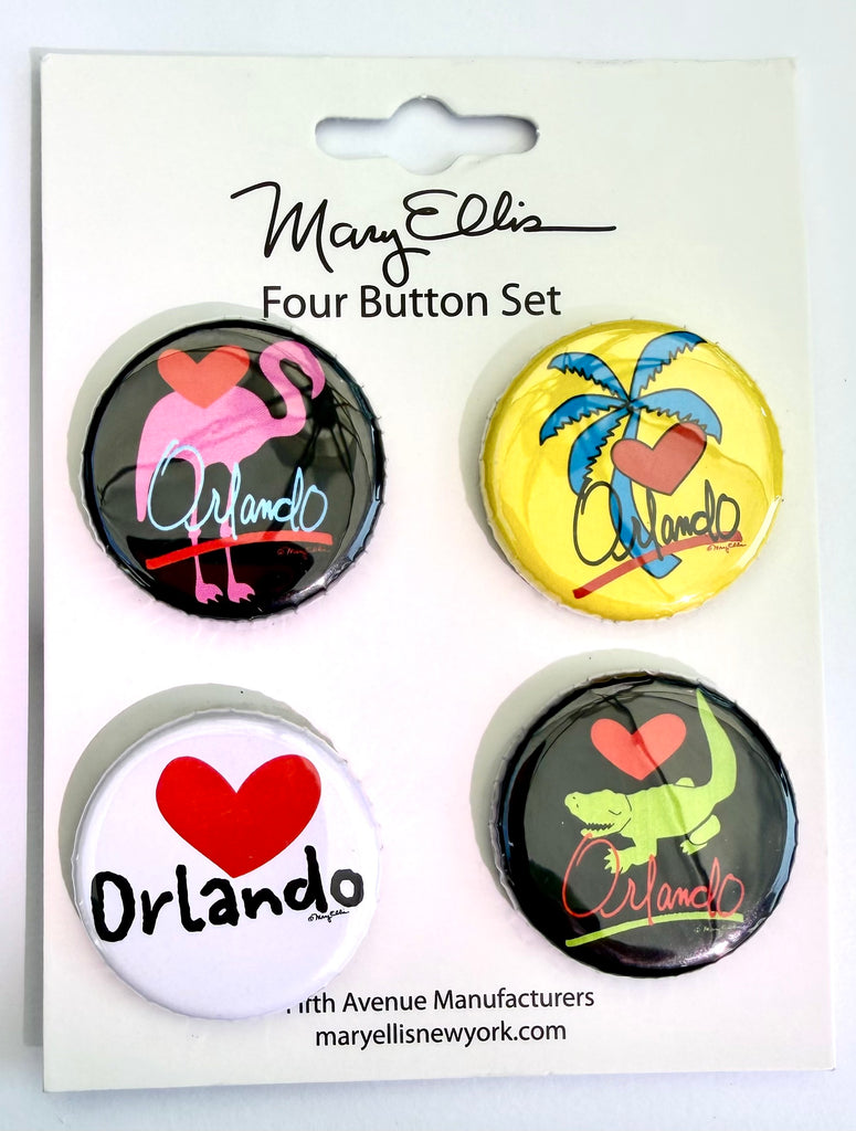 Orlando Mini Button Set #2