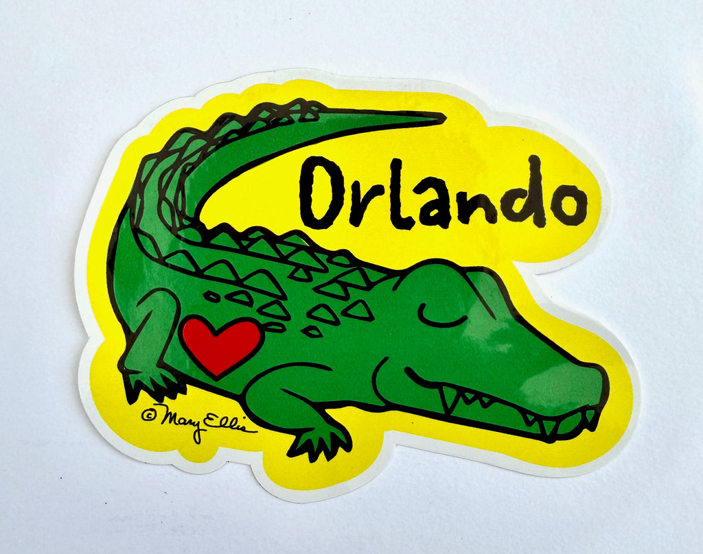 Orlando Florida Alligator Sticker