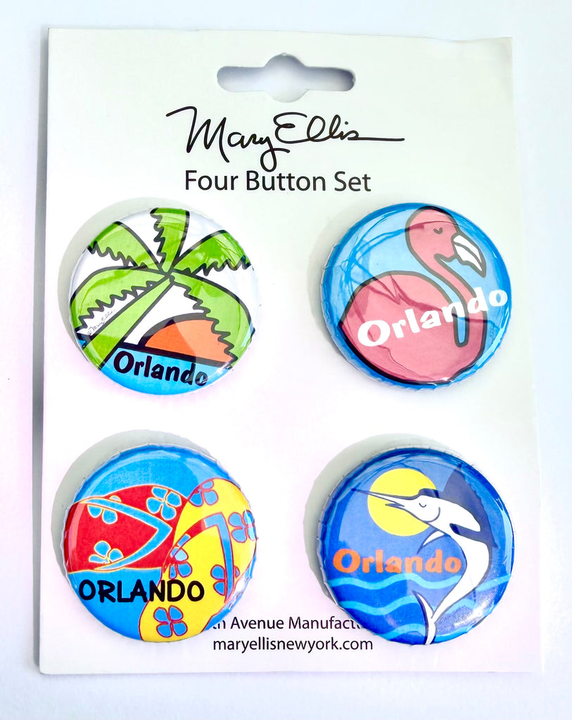 Orlando Mini Button Set #1