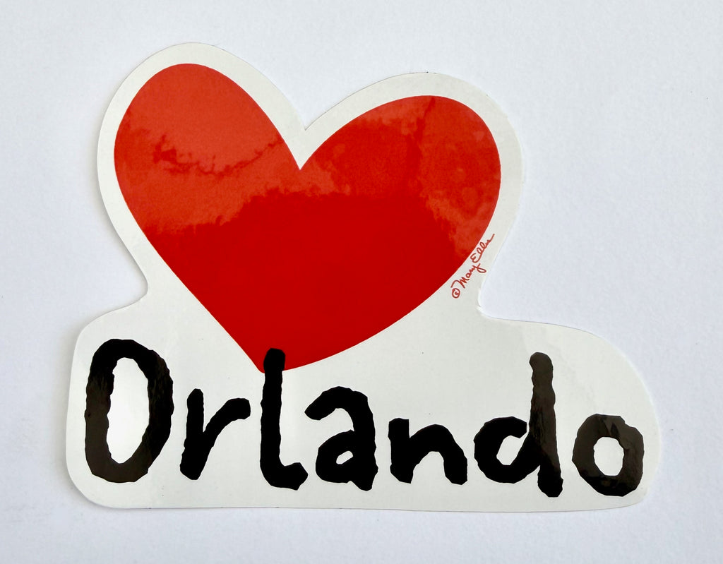 Orlando Florida Heart Sticker