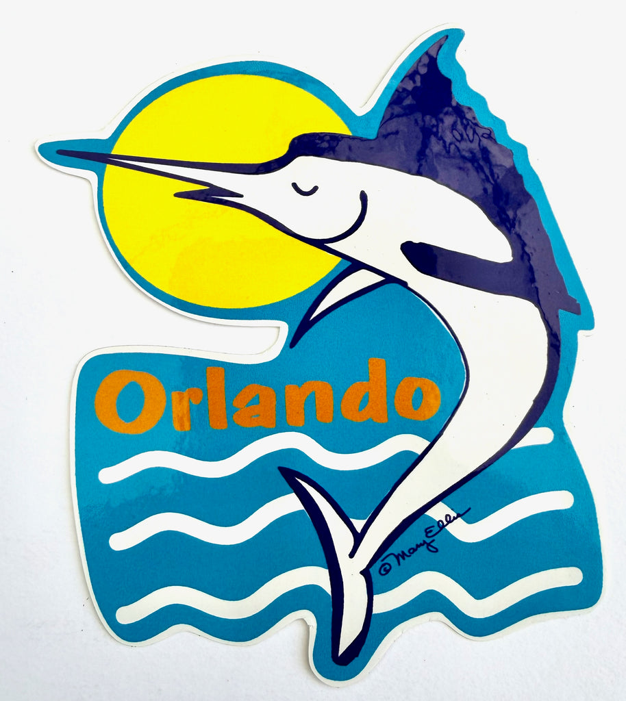 Orlando Florida Marlin Sticker