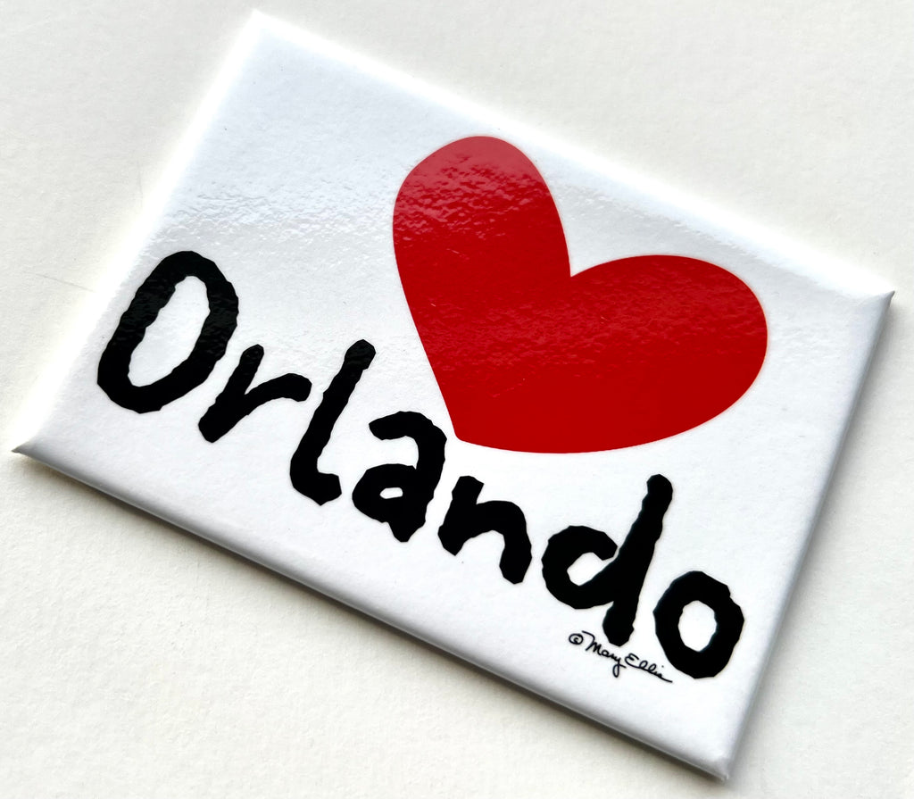 Orlando Florida Magnet Heart