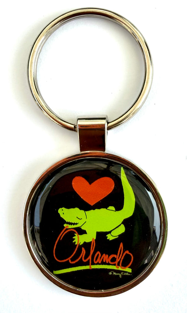 Orlando Alligator Keychain