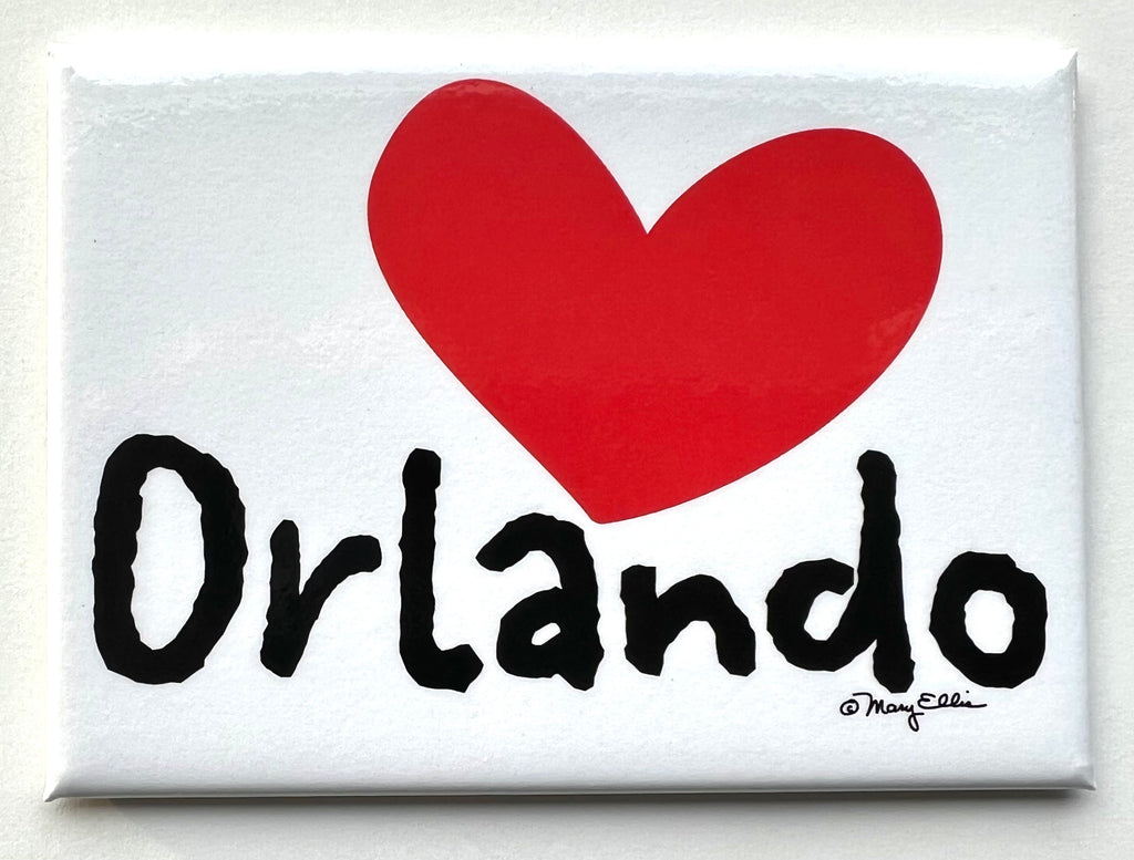 Orlando Florida Magnet Heart