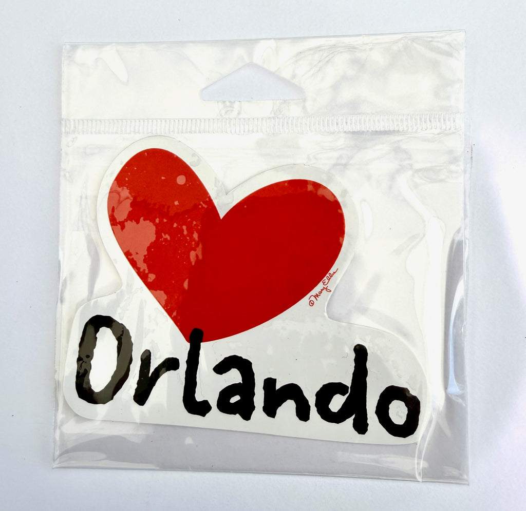 Orlando Florida Heart Sticker