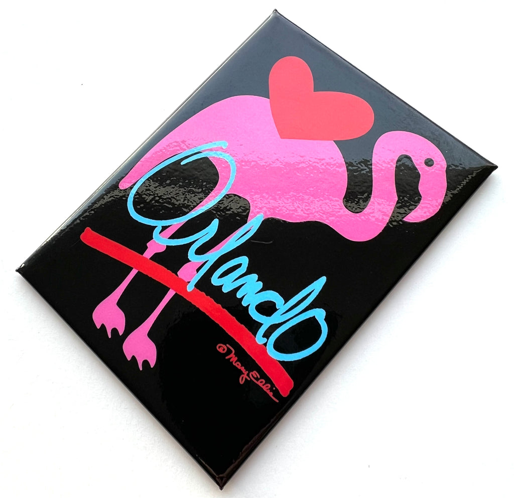 Orlando Florida Magnet Flamingo