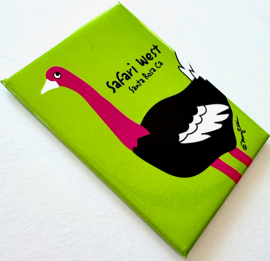 Ostrich Your Zoo Custom Magnet
