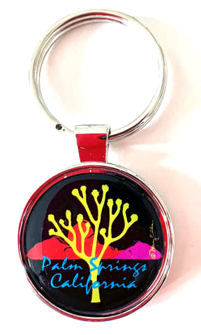 Palm Springs California Joshua Tree Keychain