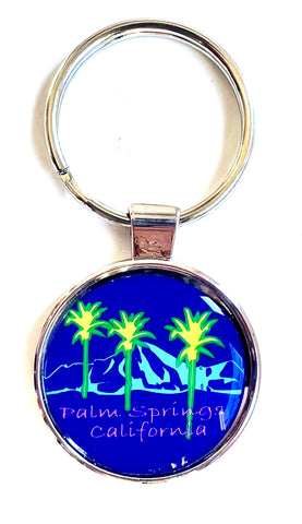 Palm Springs California Keychain Mountains