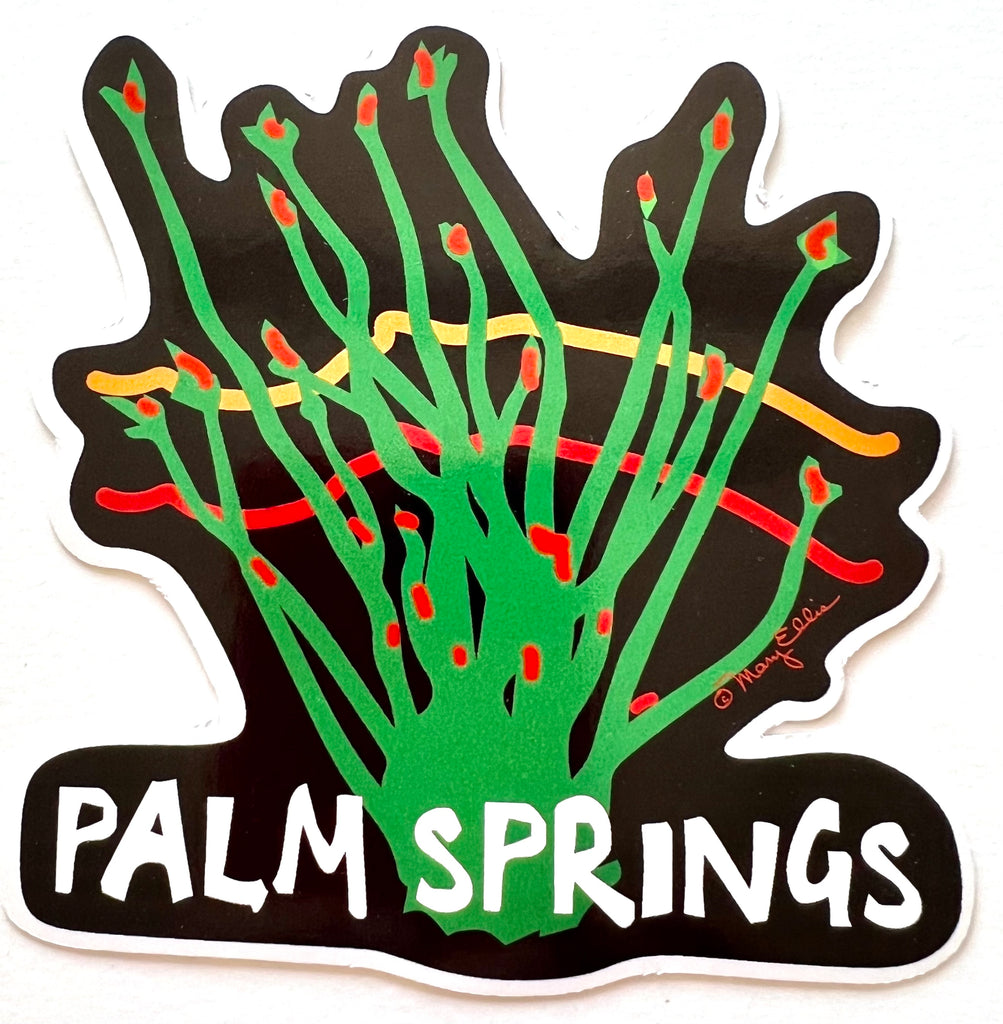 Palm Springs Ocotillo Sticker