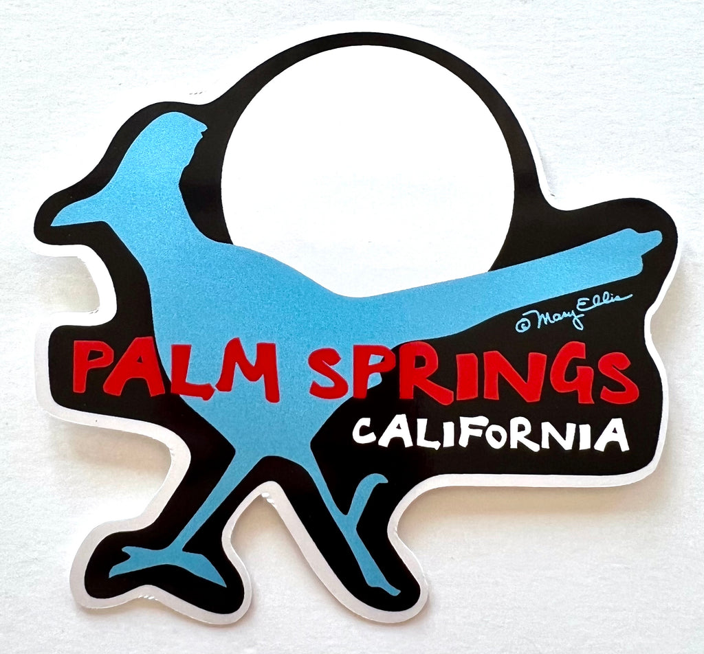 Palm Springs Roadrunner Sticker