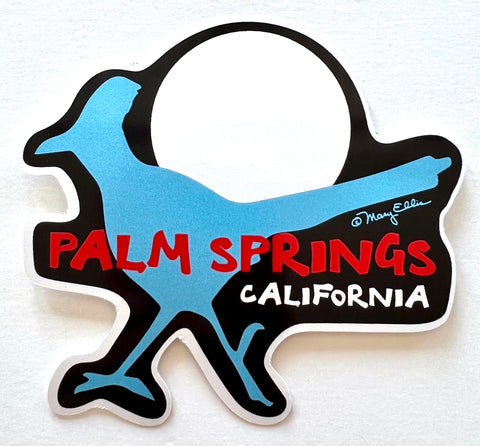 Palm Springs Roadrunner Sticker