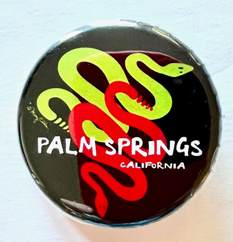 Palm Springs Snakes Button