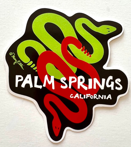 Palm Springs Snakes Sticker
