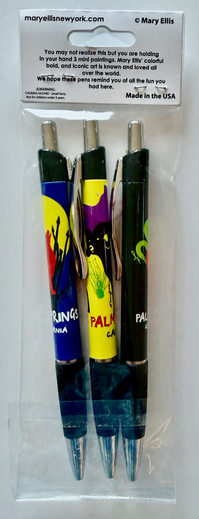 Palm Springs Pen Set Snakes, Bighorn, and Coyote