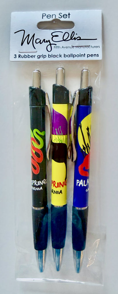 Palm Springs Pen Set Snakes, Bighorn, and Coyote