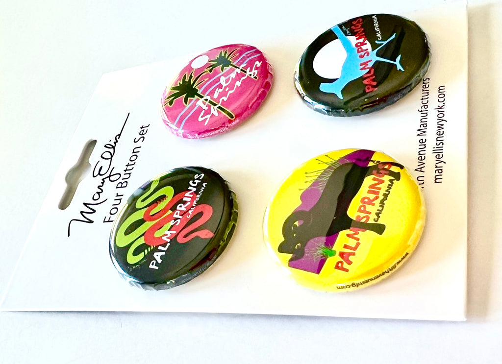 Palm Springs Mini Button Set #2