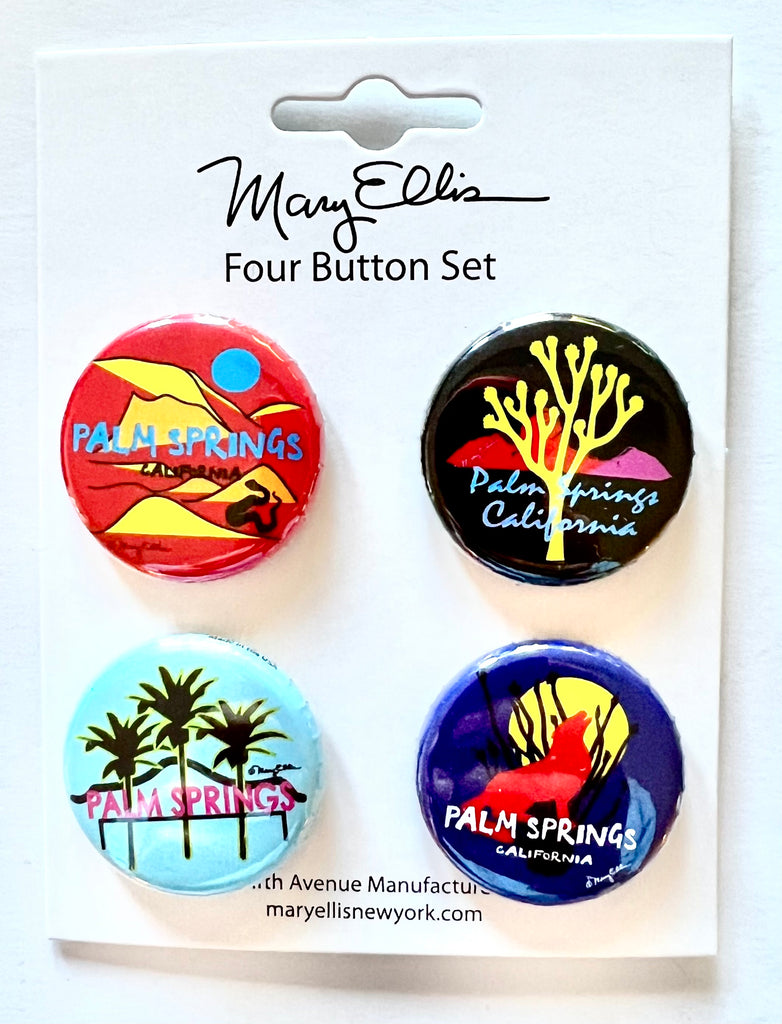 Palm Springs Mini Button Set #1