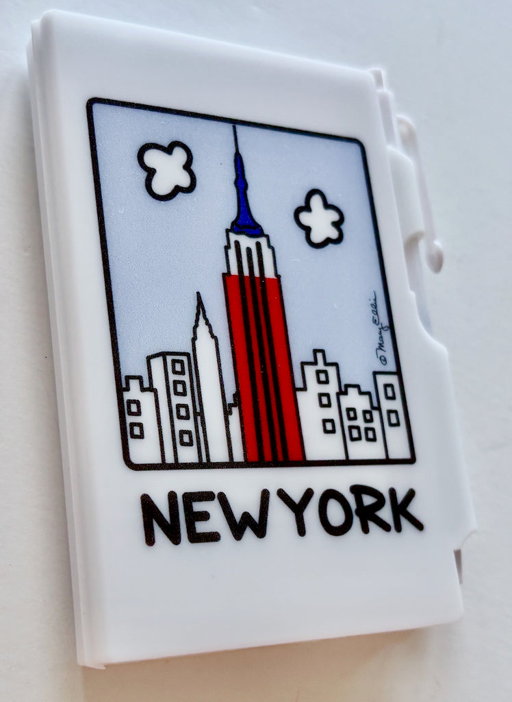 New York Mini Notebook Pen Set Patriotic Skyline